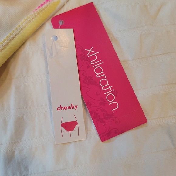 NWT Xhilaration Ribbed Bikini | Multicolored Tropical Print | Size XL - Picture 3 of 11